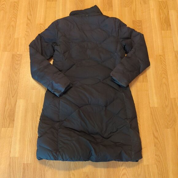 The North Face Miss Metro Parka Coat Womens Medium Black Goose Down Long Winter - Picture 4 of 10